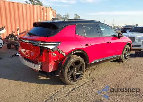 2024 Chevrolet Equinox Ev Rs из США, поврежденный, VIN 3GN7DRRR5RS251117